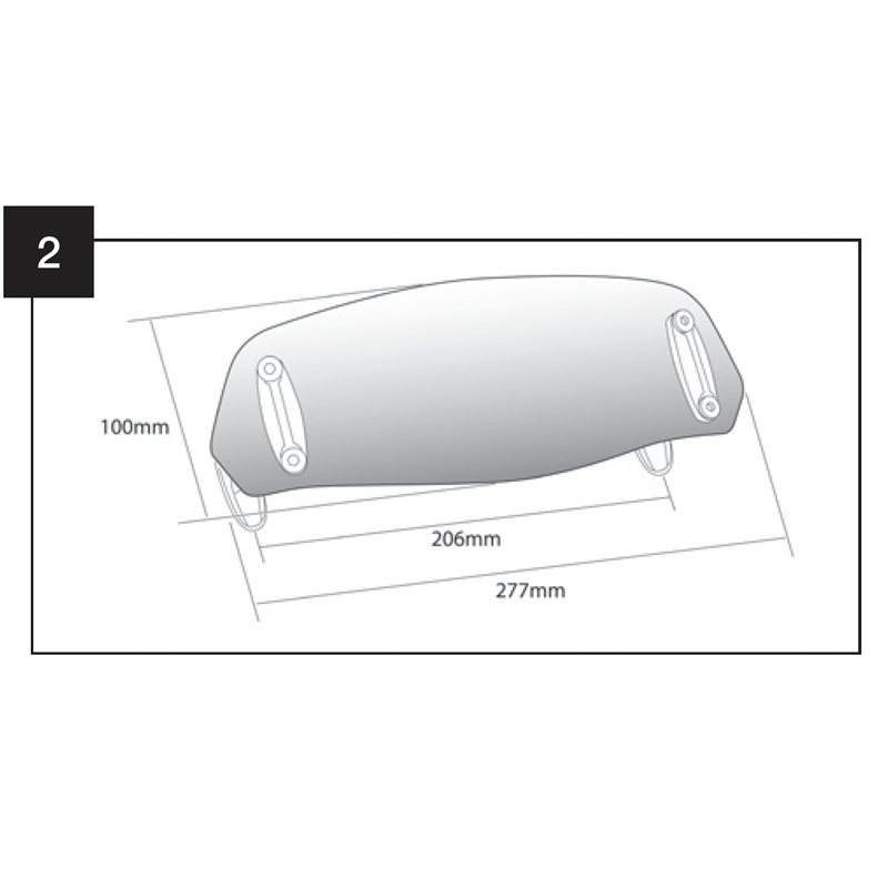 DEFLECTOR CUPULA PUIG CON FIJACION DE TORNILLO 277 x 100mm DEFLECTOR CUPULA PUIG CON FIJACION DE TORNILLO 277 x 100mm
